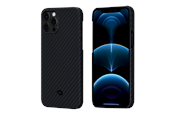 Mobile - Covers & Cases - PITAKA Apple iPhone 12 Pro MagEZ Case - Black/Grey Twill - KI1201P