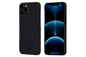 Mobile - Covers & Cases - PITAKA Apple iPhone 12 Pro Max MagEZ Case - Black/Grey Twill - KI1201PM