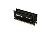 RAM - Kingston FURY Impact DDR4-3200 - 32GB - CL20 - Dual Channel (2 pcs) - Intel XMP - Svart - KF432S20IBK2/32