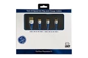 Spel Tillbehör - iMP TECH 4M Braided Fast Charge Play and Charge Cable for PS5 - Wired Tillbehör till spelkonsol - Sony PlayStation 5 - 5060176365421