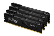 RAM - Kingston FURY Beast DDR4-3600 - 64GB - CL18 - Quad Channel (4 pcs) - Intel XMP - Svart - KF436C18BBK4/64