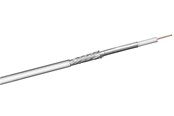 Antennkabel - Pro 100 dB coax- antenna cable 2x shielded CCS white - 4040849671029