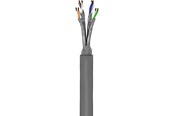 Nätverkskabel - Pro CAT 6a network cable S/FTP (PiMF) - Grå - 50 meter - Grå - 50m - 4040849960932