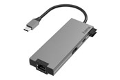 Dockning - Hama Multiport Adapter - docking station - USB-C 3.2 Gen 1 - HDMI - GigE - 00200109