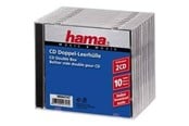 Lagring Tillbehör - Hama CD Double Jewel Case Standard - storage CD jewel case - 44747