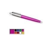 Skriv- och ritverktyg - Parker Jotter Originals-penna, magentafärgad, medium spets, blått bläck, bubbelförpackning - 2075996