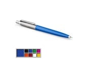 Skriv- och ritverktyg - Parker Jotter Originals-penna, blå lack, medium spets, blått bläck, bubbelförpackning - 2076052