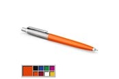 Skriv- och ritverktyg - Parker Jotter Originals-penna, orange lack, medium spets, blått bläck, bubbelförpackning - 2076054