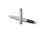 Skriv- och ritverktyg - Parker Jotter reservoarpenna | Rostfritt stål med kromdetaljer | Blått bläck med medium spets | Presentförpackning - 2030946