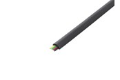 Nätverkskabel - Pro Telephone flat cables 6-core 100 m reel AWG 30. - Svart - 100m - 4040849502545