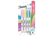 Skriv- och ritverktyg - Sharpie S-Note Highlighters| Kreativa tuschpennor för att skriva, rita och mer | Blandade pastellfärger | Mångsidig 2-i-1 Mejselspets | 4 stycken - 2138234