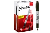 Skriv- och ritverktyg - Sharpie permanenta märkpennor | Fin spets | Svart | 24 stycken - 2077128