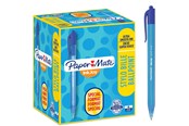 Skriv- och ritverktyg - Paper Mate InkJoy 100RT Kulspetspennor med tryckknapp | Mediumspets (1,0 mm) | Blå | 100 stycken - S0977440