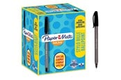 Skriv- och ritverktyg - Paper Mate InkJoy 100ST Kulspetspennor med huv | Mediumspets (1,0 mm) | Svart | 100 stycken - S0977410