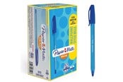 Skriv- och ritverktyg - Paper Mate InkJoy 100ST Kulspetspennor med huv | Ultrafin spets (0,5 mm) | Blå | 50 stycken - S0960900