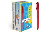 Skriv- och ritverktyg - Paper Mate InkJoy 100ST Kulspetspennor med huv | Mediumspets (1,0 mm) | Röd | 50 stycken - S0957140