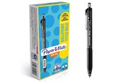 Skriv- och ritverktyg - Paper Mate InkJoy 300RT Kulspetspennor med tryckknapp | Mediumspets (1,0 mm) | Svart | 12 stycken - S0959910