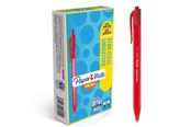 Skriv- och ritverktyg - Paper Mate InkJoy 100RT Kulspetspennor med tryckknapp | Mediumspets (1,0 mm) | Röd | 20 stycken - S0957050
