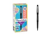 Skriv- och ritverktyg - Paper Mate Flair filtspetspennor | Mediumspets (0,7 mm) | Svart | 12 stycken - S0190973