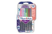 Skriv- och ritverktyg - Paper Mate Flair filtspetspennor | Mediumspets (0,7 mm) | Metallic färger | 6 stycken - 2137361