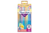 Skriv- och ritverktyg - Paper Mate Flair filtspetspennor | Mediumspets (0,7 mm) | Utvalda Tropical Vacation-färger | Förpackning med 16 stycken - 2061396