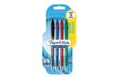 Skriv- och ritverktyg - Paper Mate Flexgrip Ultra Kulspetspenna med tryckknapp | Mediumspets (1,0 mm) | Sorterade färger | 4 stycken - 2027736