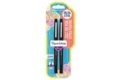 Skriv- och ritverktyg - Paper Mate Flair filtspetspennor | Mediumspets (0,7 mm) | Svart | 2 stycken - 2027061