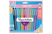 Skriv- och ritverktyg - Paper Mate Flair filtspetspennor | Mediumspets (0,7 mm) | Sortiment av Candy POP-färger | 12 stycken - 1985616