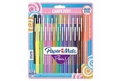 Skriv- och ritverktyg - Paper Mate Flair filtspetspennor | Mediumspets (0,7 mm) | Sortiment av Candy POP-färger | 24 stycken - 1985617