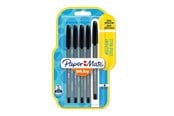 Skriv- och ritverktyg - Paper Mate InkJoy 100ST Kulspetspennor med huv | Fin spets (0,7 mm) | Svart | 5 stycken - 1956729