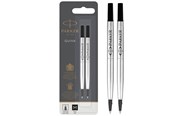 Skriv- och ritverktyg - Parker PARKER rollerball refill, medium, svart, 2 st. - 1950325