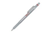 Skriv- och ritverktyg - Rotring rOtring 600 kulspetspenna | Medelhög punkt | Svart bläck | Silvermetallfat med halkfritt räfflat grepp | Påfyllningsbara - 2032578