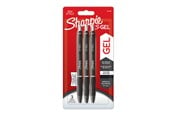 Skriv- och ritverktyg - Sharpie S-Gel | Gelpennor | Mediumspets (0,7 mm) | Svart bläck | 3 stycken - 2136598