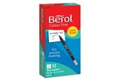 Hobby Tillbehör - Berol målarpennor | fin spets (0,6 mm) | svart | 12 stycken - 2141503