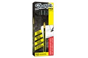 Skriv- och ritverktyg - Sharpie Peel Off China Markers | Fin spets | Svart | 12 stycken - S0305071