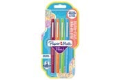 Skriv- och ritverktyg - Paper Mate Flair filtspetspennor | Mediumspets (0,7 mm) | Sorterade roliga färger | 4 stycken - 2028646