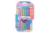 Skriv- och ritverktyg - Paper Mate Flair filtspetspennor | Mediumspets (0,7 mm) | Sortiment av Candy POP-färger | 6 stycken - 2028899