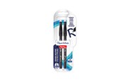 Skriv- och ritverktyg - Paper Mate Replay raderbar kulspetspenna | Mediumspets (1,0 mm) | Svart | 2 stycken - 2109254