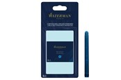 Skriv- och ritverktyg - Waterman reservoarpenna bläckpatroner | Lång | Serenity Blå | 8 Antal | Blisterförpackning - S0713021
