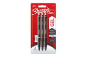 Skriv- och ritverktyg - Sharpie S-Gel | Gelpennor | Mediumspets (0,7 mm) | Svart | rött och blått bläck | 3 stycken - 2136596