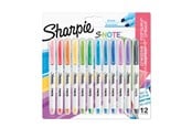 Skriv- och ritverktyg - Sharpie S-Note Highlighters| Kreativa tuschpennor för att skriva, rita och mer | Blandade pastellfärger | Mångsidig 2-i-1 Mejselspets | 12 stycken - 2138233