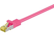 Nätverkskabel - Pro RJ45 patch cord CAT 6A S/FTP (PiMF) 500 MHz with CAT 7 raw cable - Rosa - 20m - 4040849916595