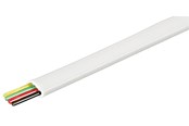 Nätverkskabel - Pro Telephone flat cables 4-core 100 m reel AWG 28. - Vit - 100m - 4040849933059