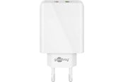 Mobile - Adapters & Chargers - Pro Dual USB quick charger QC3.0 28W white - 4040849449574