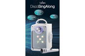 musikinstrument - Stars Karaokemaskin med ljuseffekter, mikrofon och Bluetooth, vit - 30218