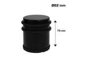 Fästen & gångjärn - Home>it Dörrstopp lös Ø62x75 mm 1 kg - mattsvart - 13168