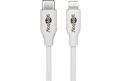 USB-kabel - Pro USB-C <-> Lightning - 0.5m - Vit - 4040849394447