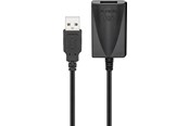 USB-kabel - Pro Active USB 2.0 extension cable black - 4040849954399