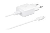 Mobile - Adapters & Chargers - Samsung 15W USB-C Power Adapter (Incl. cable) - White - EP-T1510XWEGEU