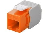 Nätverks tillbehör - Pro Keystone module RJ45 CAT 6A UTP orange - 4040849906909